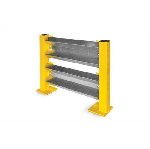 Pallet racking end barriers 1000x750mm height